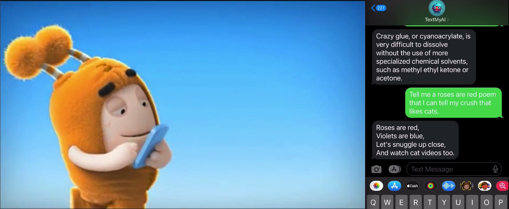 Preview of the TextMyAI introduction